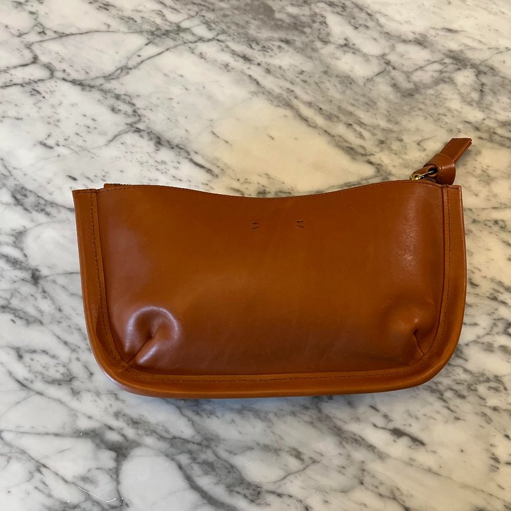 {Madewell} The Sydney Clutch Bag Burnished Caramel